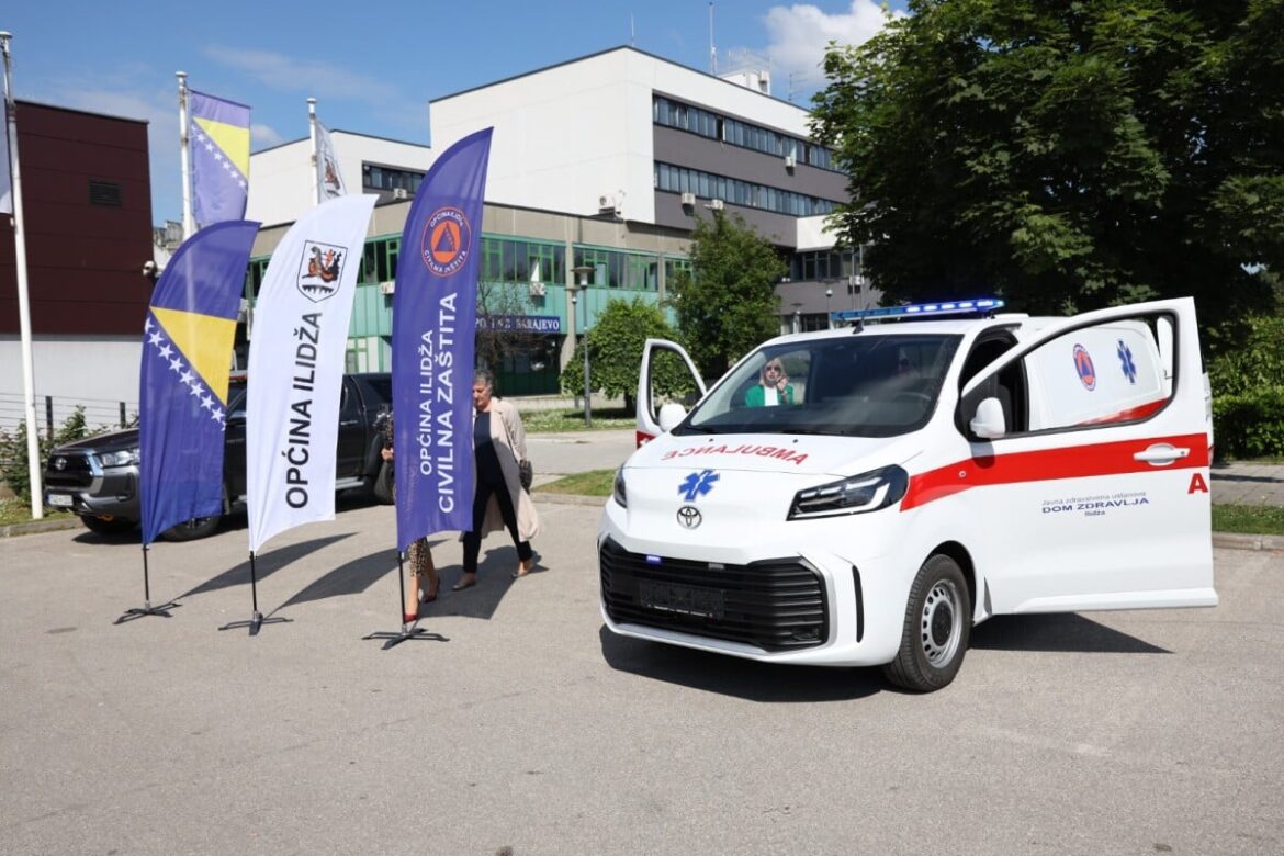 novo sanitetsko vozilo za hitnu pomoć ilidža