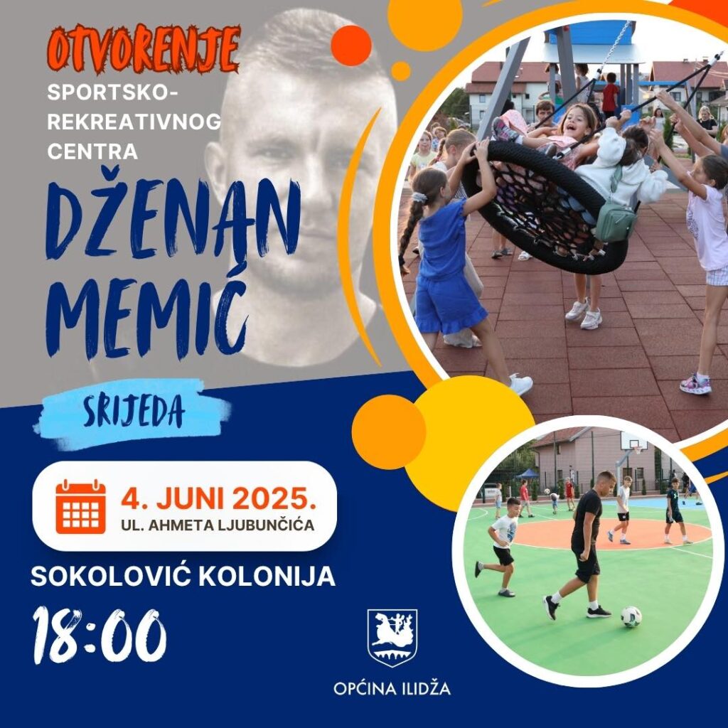 Sutra svečano otvorenje Sportsko-rekreativnog centra “Dženan Memić” u Sokolović Koloniji 6 503889744 3244149359058570 4962647712127983816 n