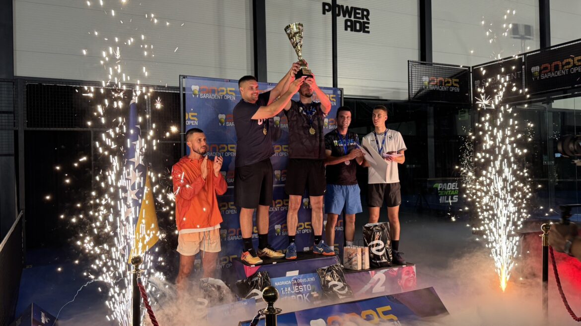saradent padel open 2025 sarajevo padel centar hills